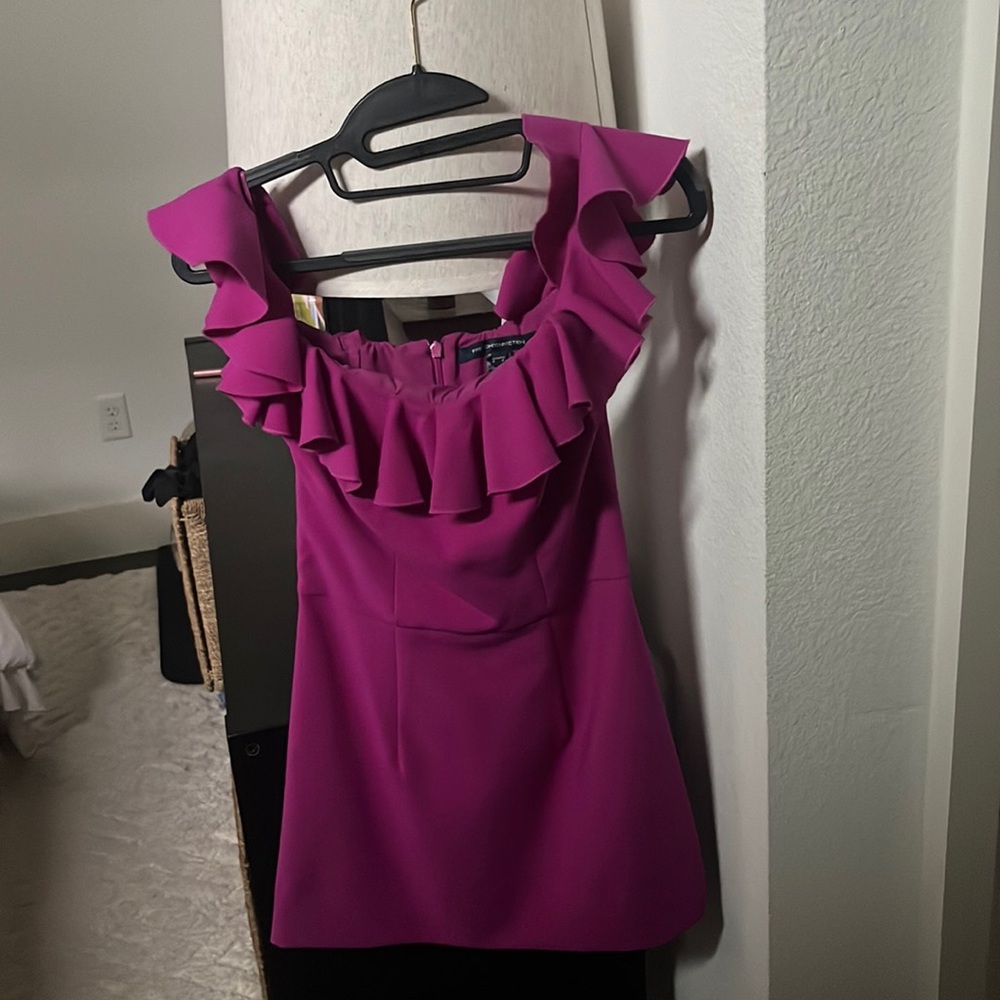Pink mini dress